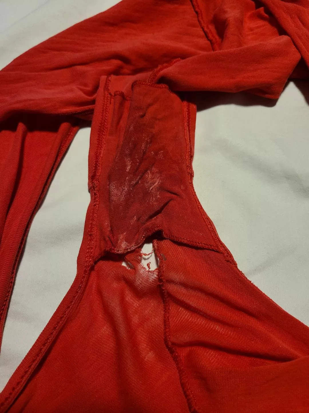 1 of my oldest pairs of panties I have soaked in my love 😚