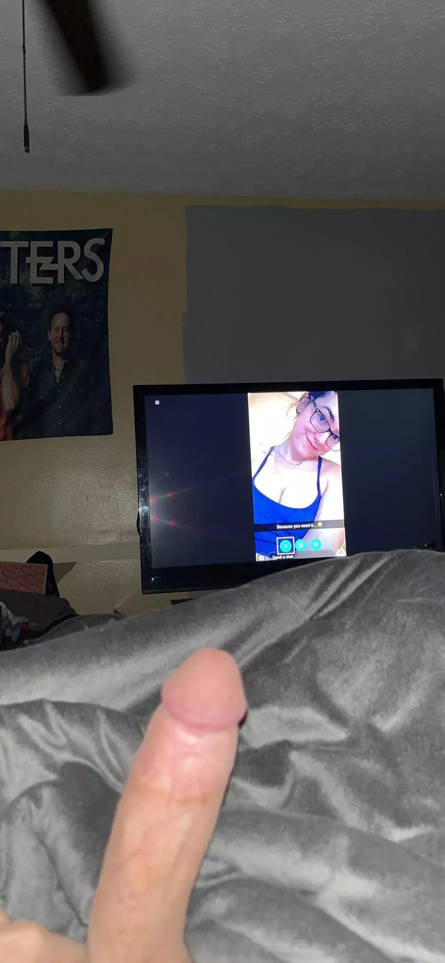 18 [M4R] Want to see a stranger jerk his cock and degrade your sexy lady on his tv?