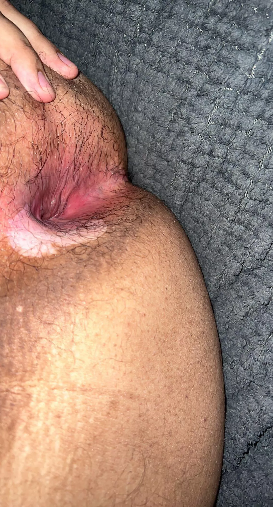 (19) after playing with my dildo for practice