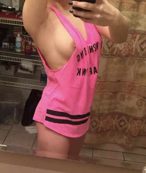 (19f) Would you mind if I walked around the house wearing just this? 😇