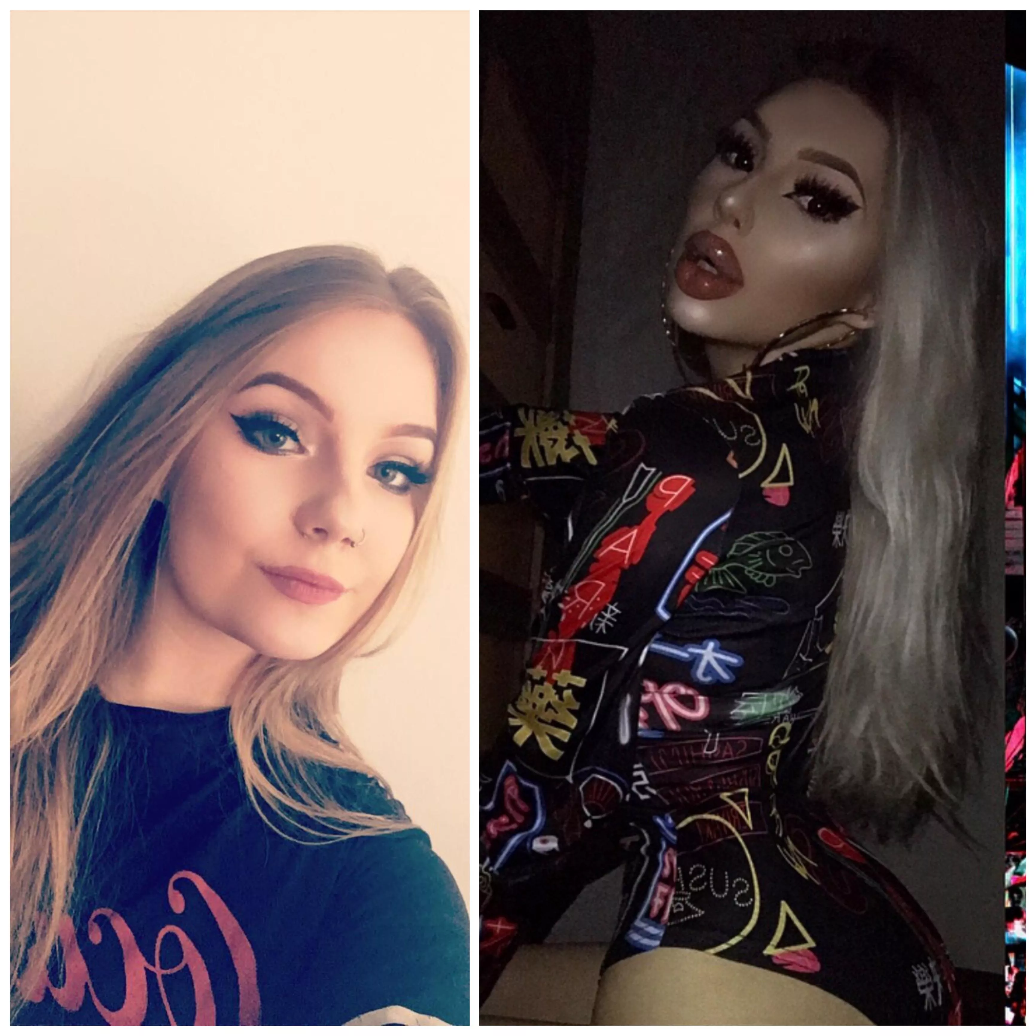 2018 vs 2022👱🏻‍♀️✨