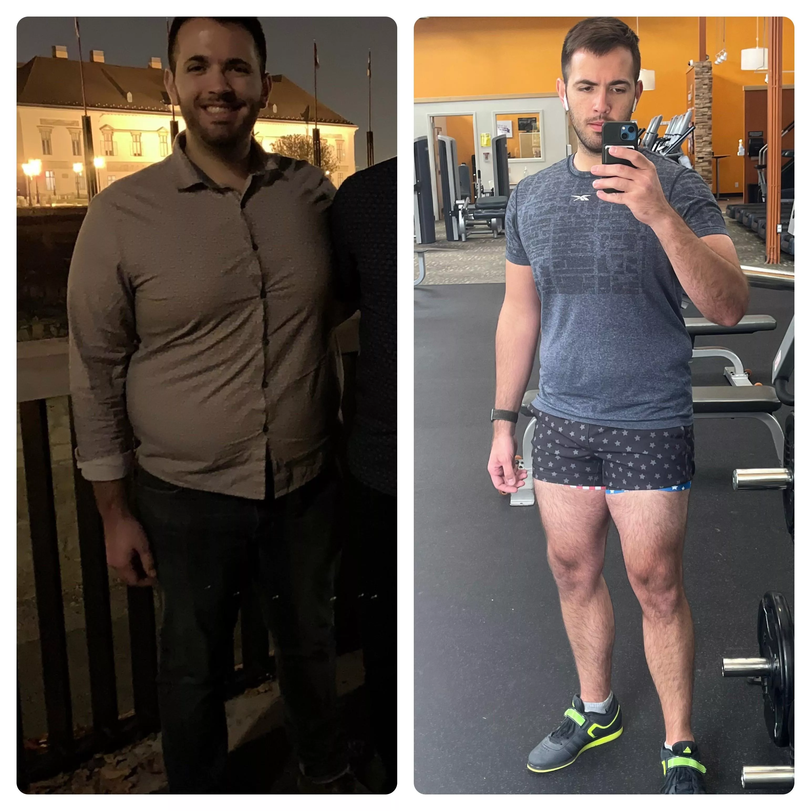 2019-2022. Lost 80 lbs of fat, gained 20 lbs of muscle. Still got work to do, but I’m proud of my progress! Keep after it bros.