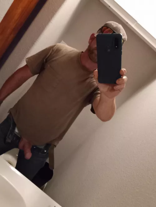(42)Hot Daddy plumber here. You called for pipe service? What's your next move?