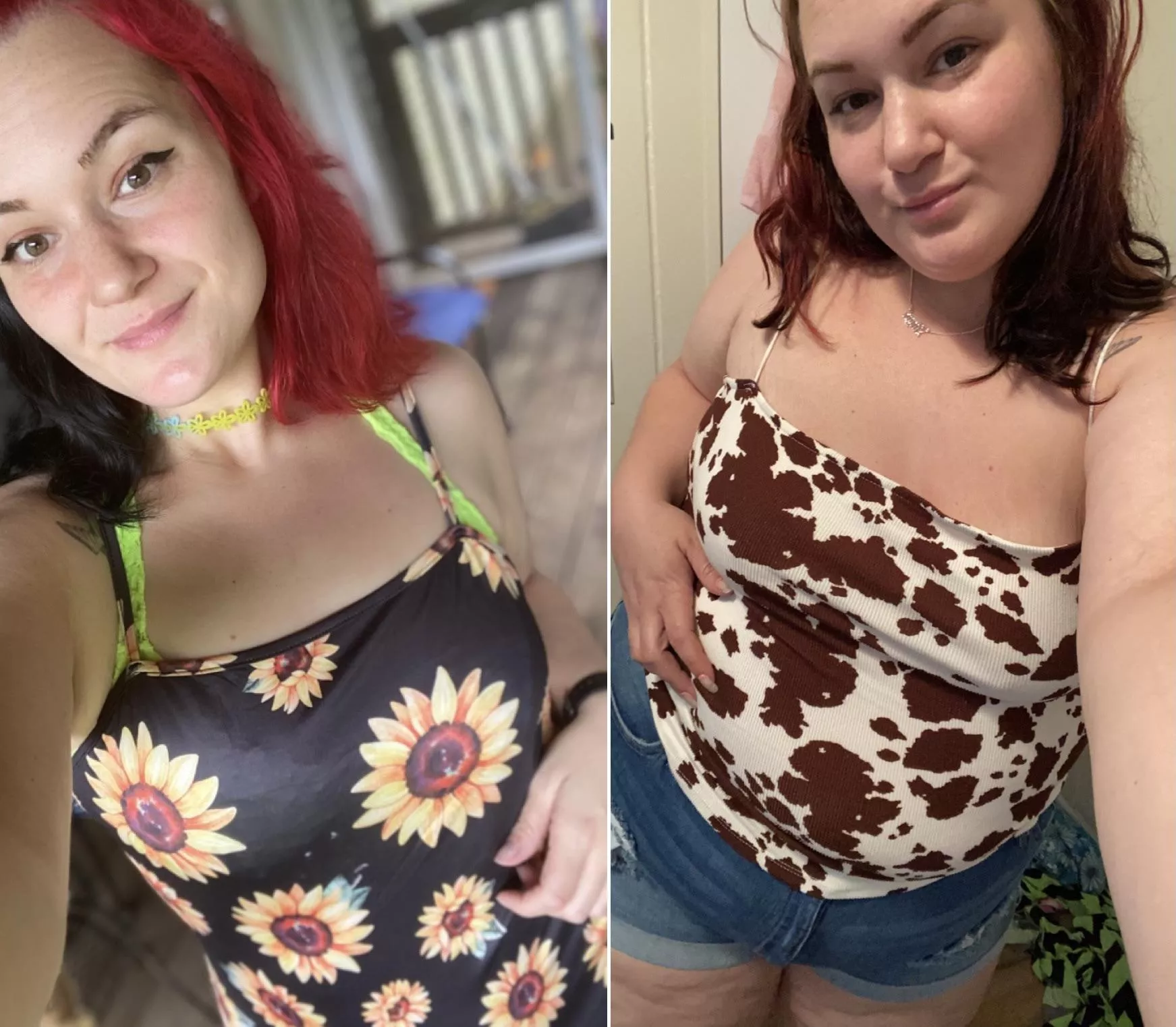 ✨a before and after selfie edition✨ ✨a before and after selfie edition✨