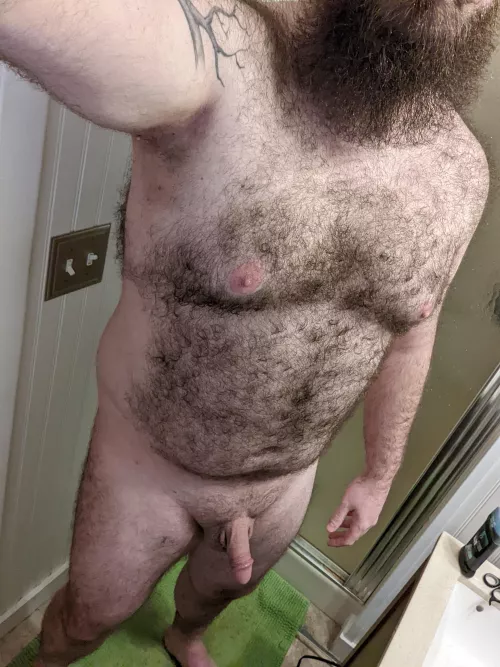 A bit more than just chest hair. 😈