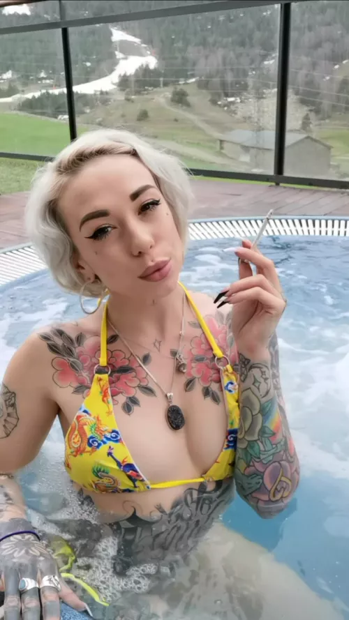 A damn good smoke in the mountains