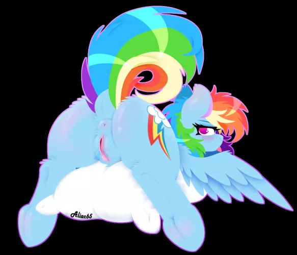 A Fluffy Rainbow Butt (Aliac65)