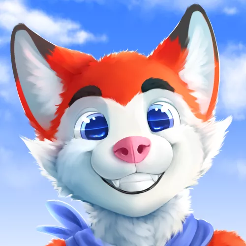 A friendly fella approaches! 😊 (By me, @SupersonicSoup)