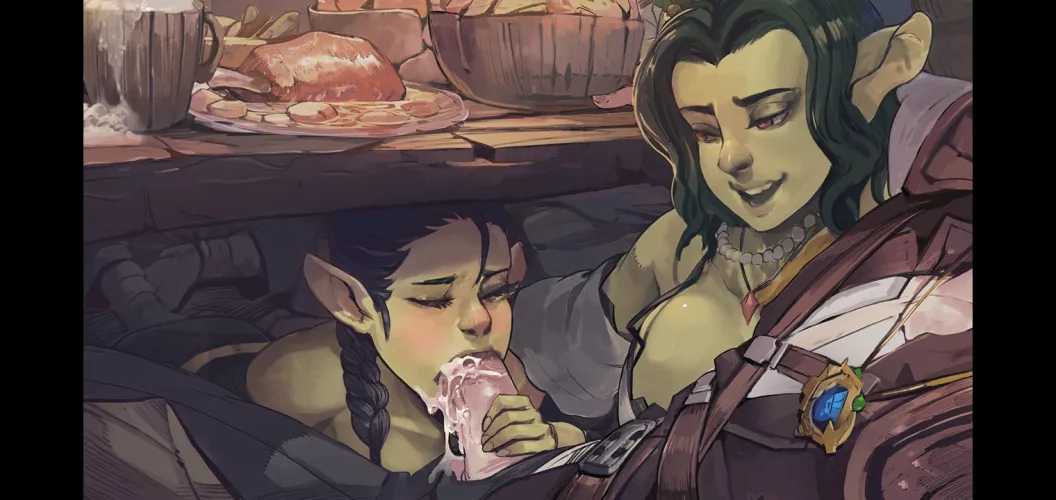 A goblin can easily handle a bigger human (Seeds of Chaos)