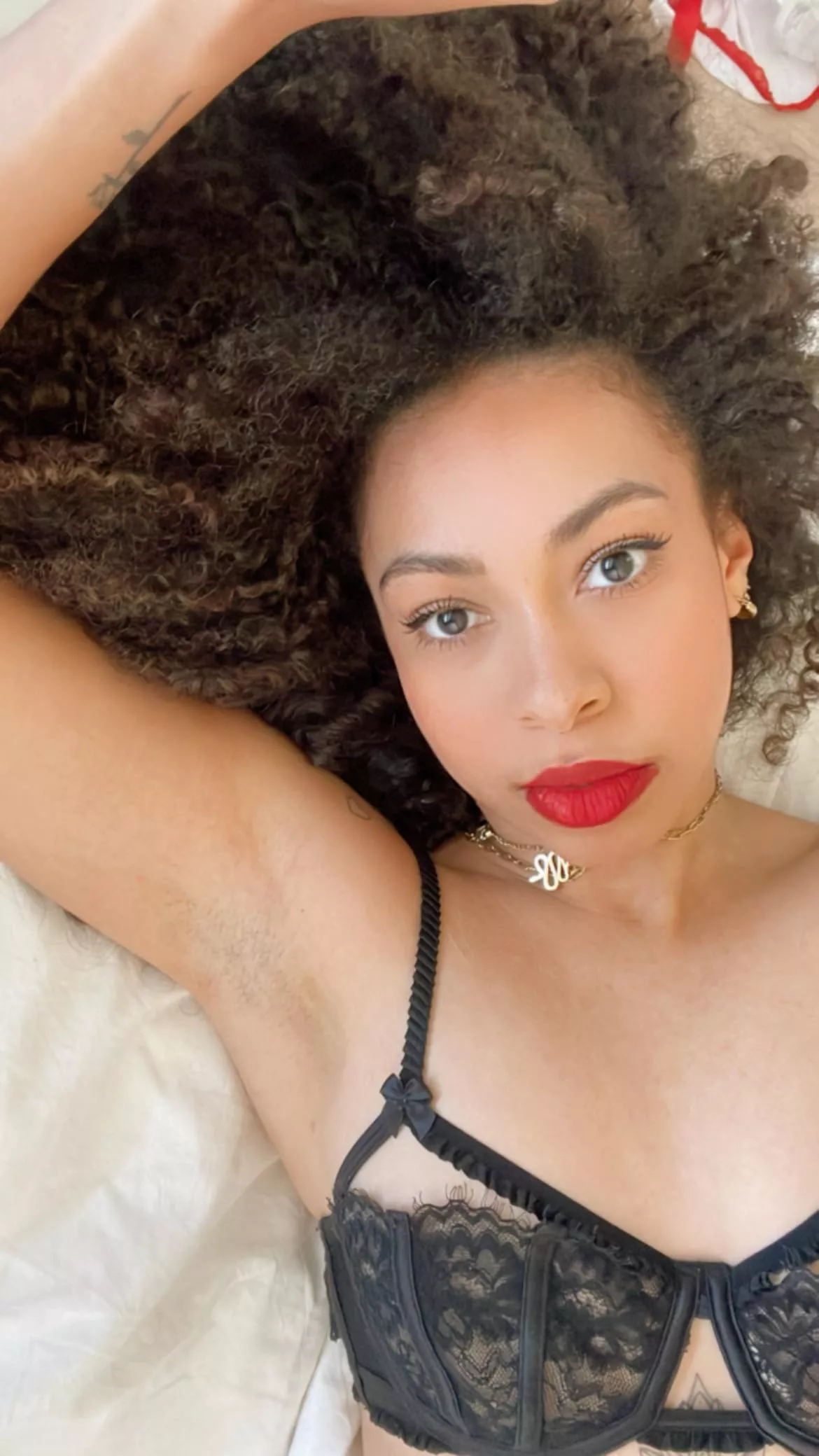 A little bit of a stubble. Hope you don’t mind