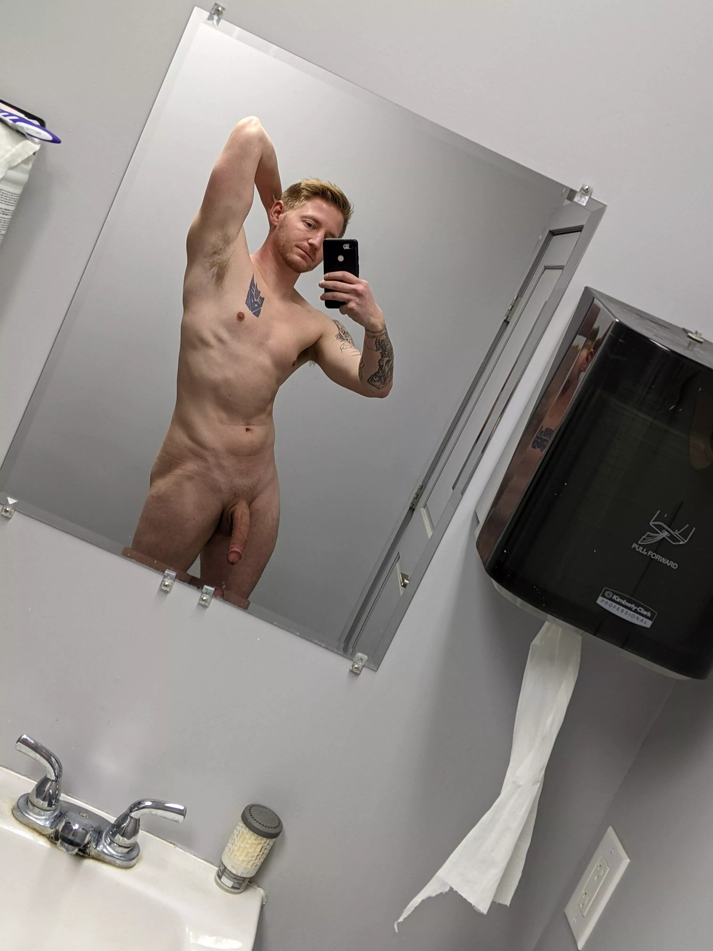 A little hump day action sneaking away at work