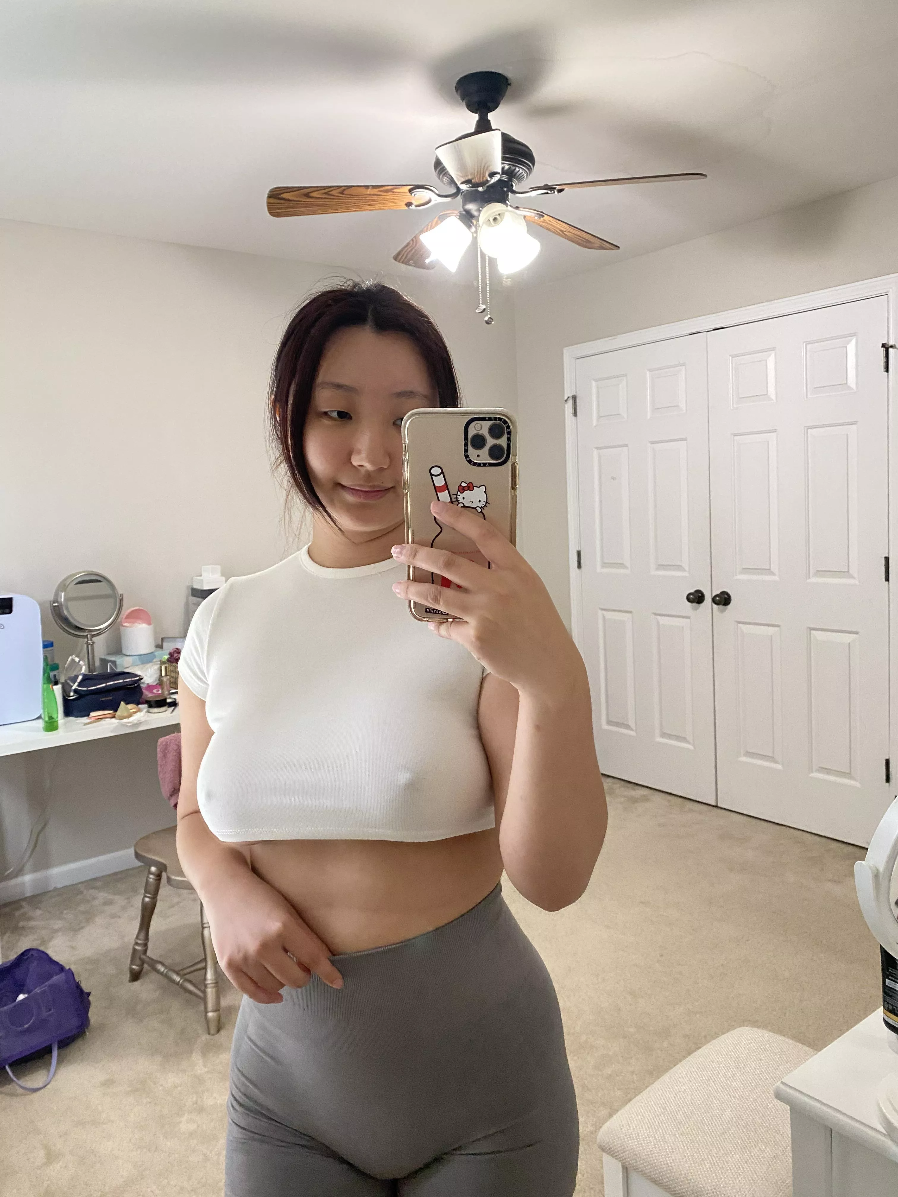 A lot of people started at me when I went to the gym!