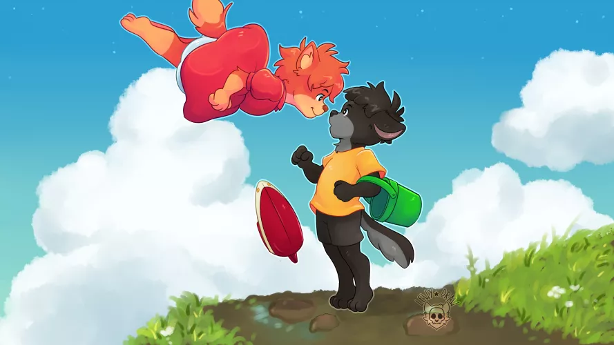 A Ponyo Fanart that I did a while ago! [My twitter: @ LewyDraw]