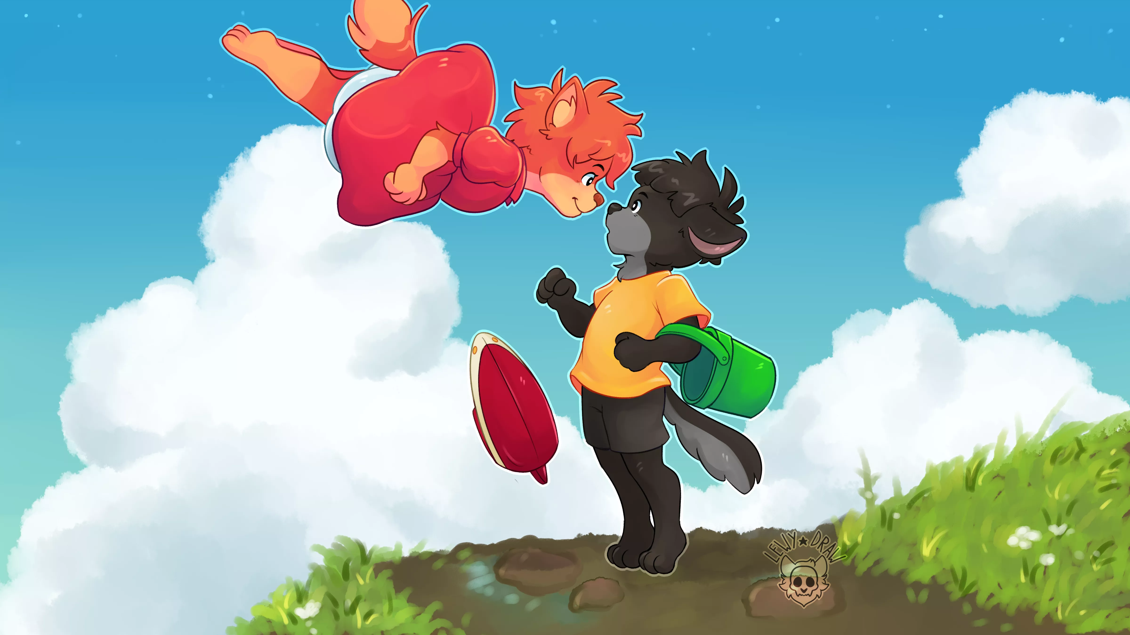 A Ponyo Fanart that I did a while ago! [My twitter: @ LewyDraw]