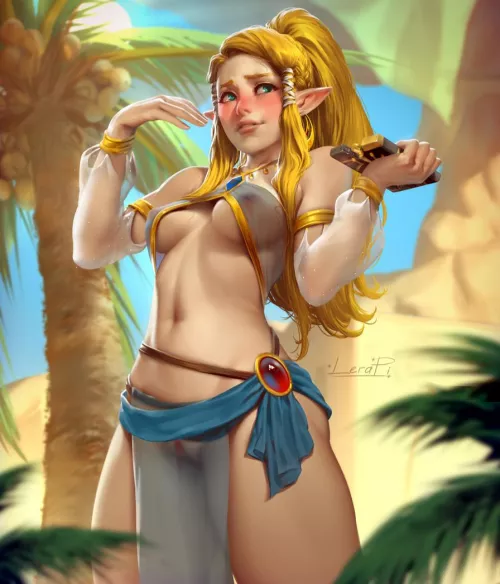 A sight as welcome as the precious water in the Oasis itself (Lerapi)