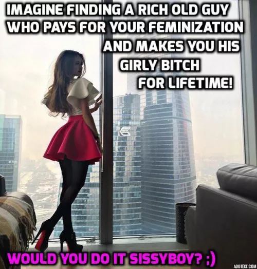 A sissy gurl can dream 😢