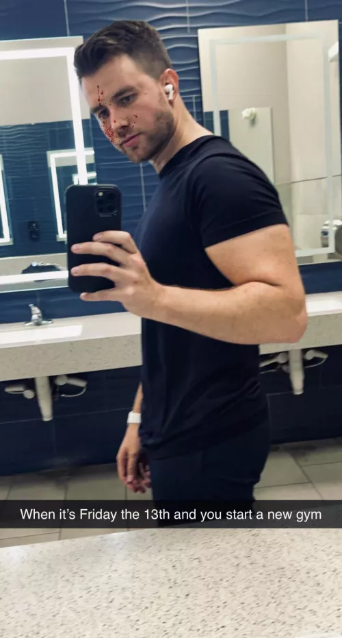 A spooky chest and tris day in the books 😂