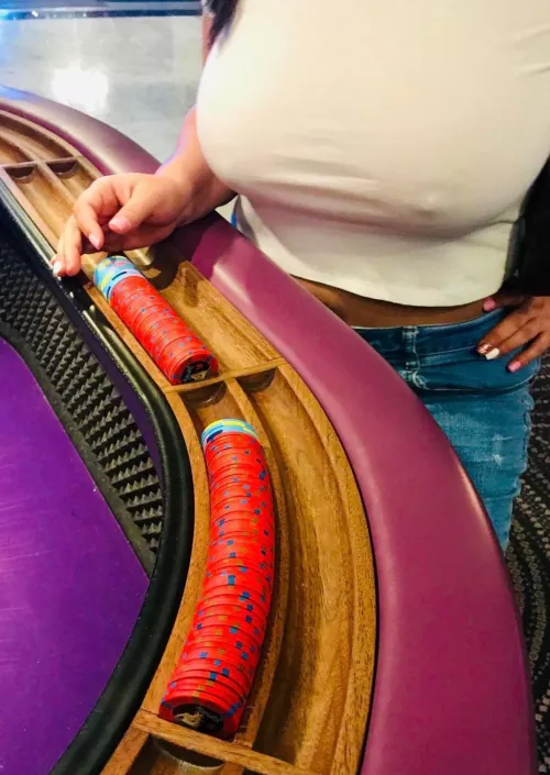 A top I wore last time we were out gambling in Las Vegas.