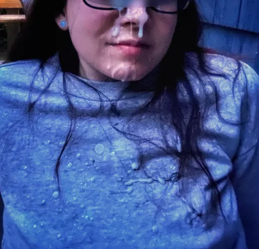 About time for outdoor facials again 💦 🤓 (f) OC