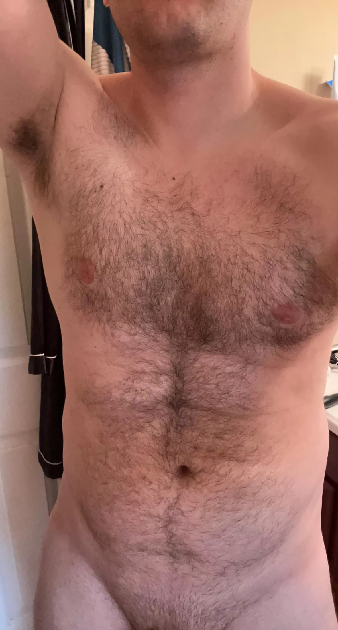 About to shower About to shower