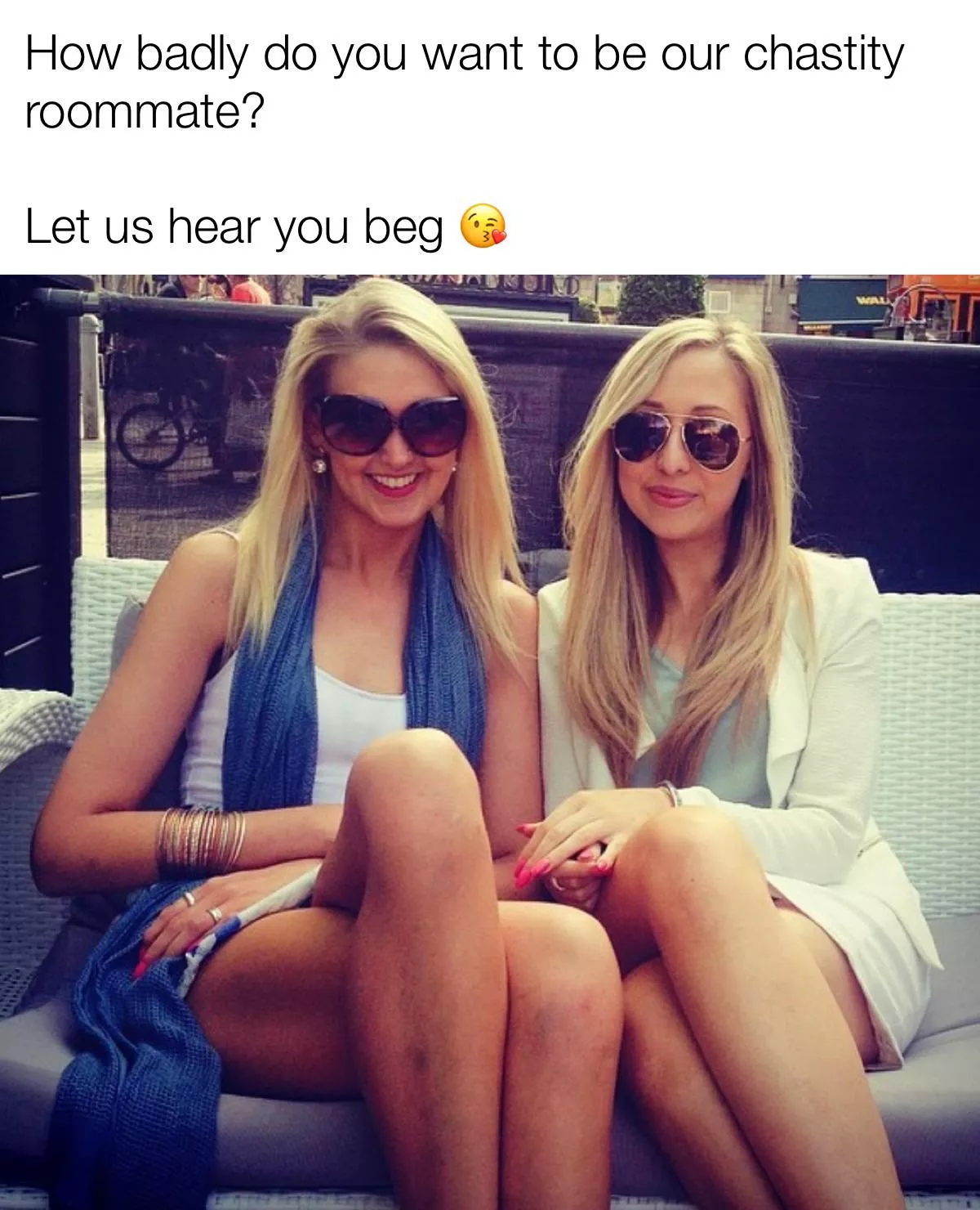 Advertising their spare room as “beta males only” got the right type of applicant…