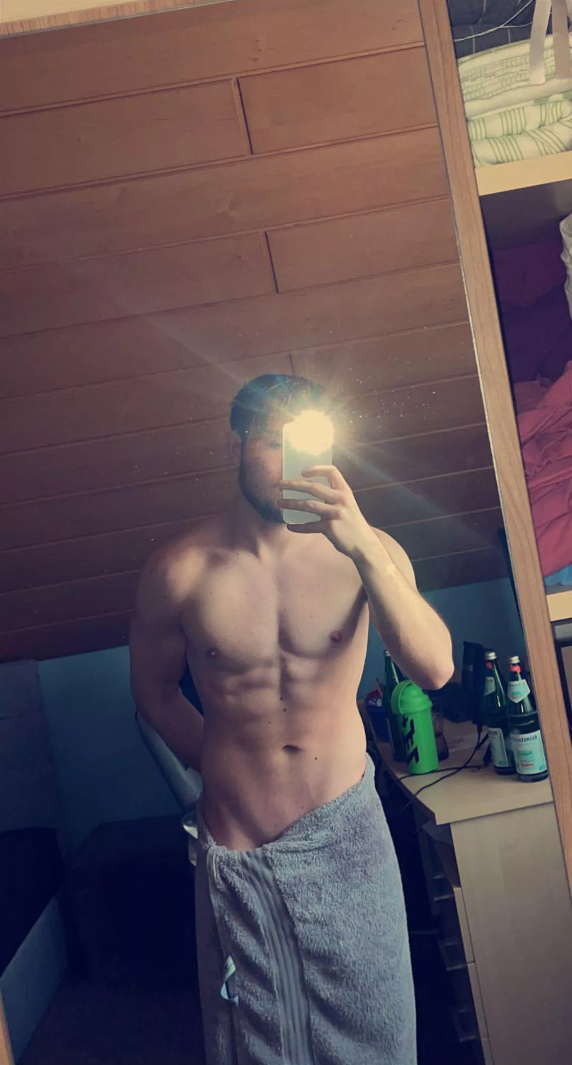 After a warm shower 🥰