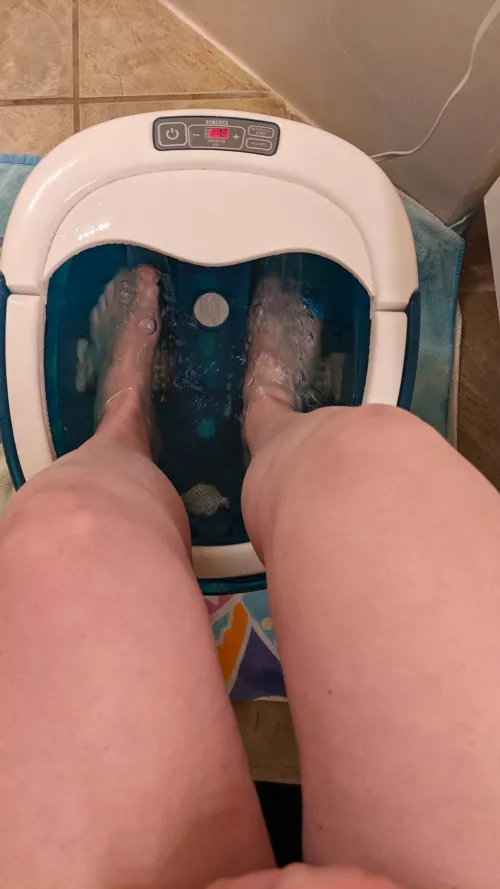 Ahhhh, footbath