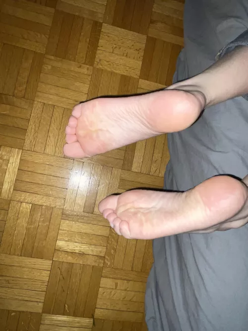 all sweaty after a long day