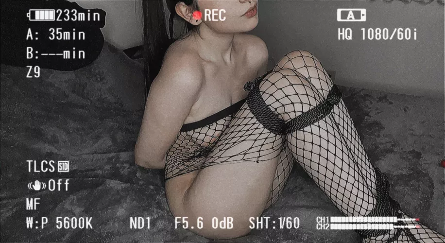 All tied up with nowhere to go🖤