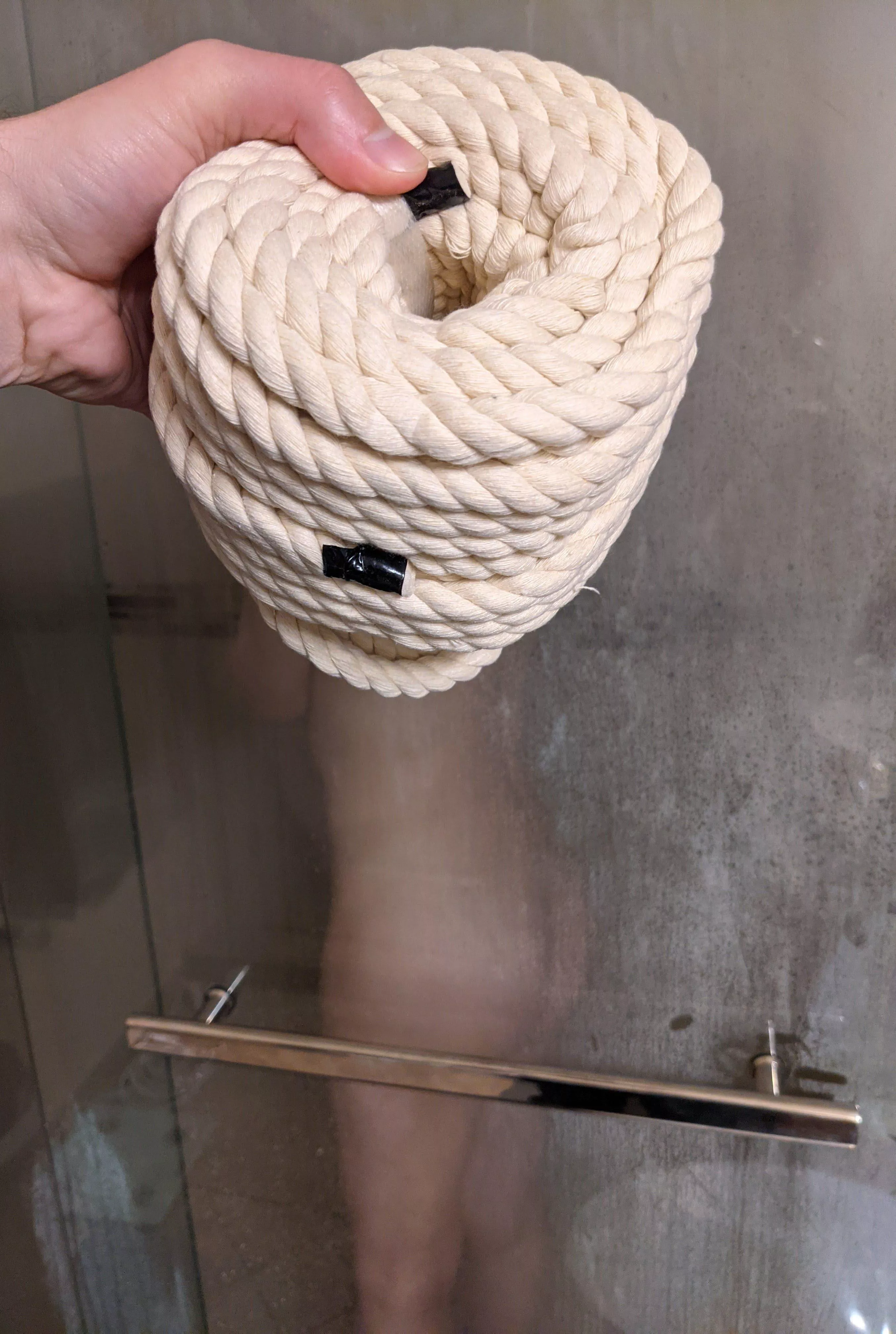 All wet and ready to play with ropes!