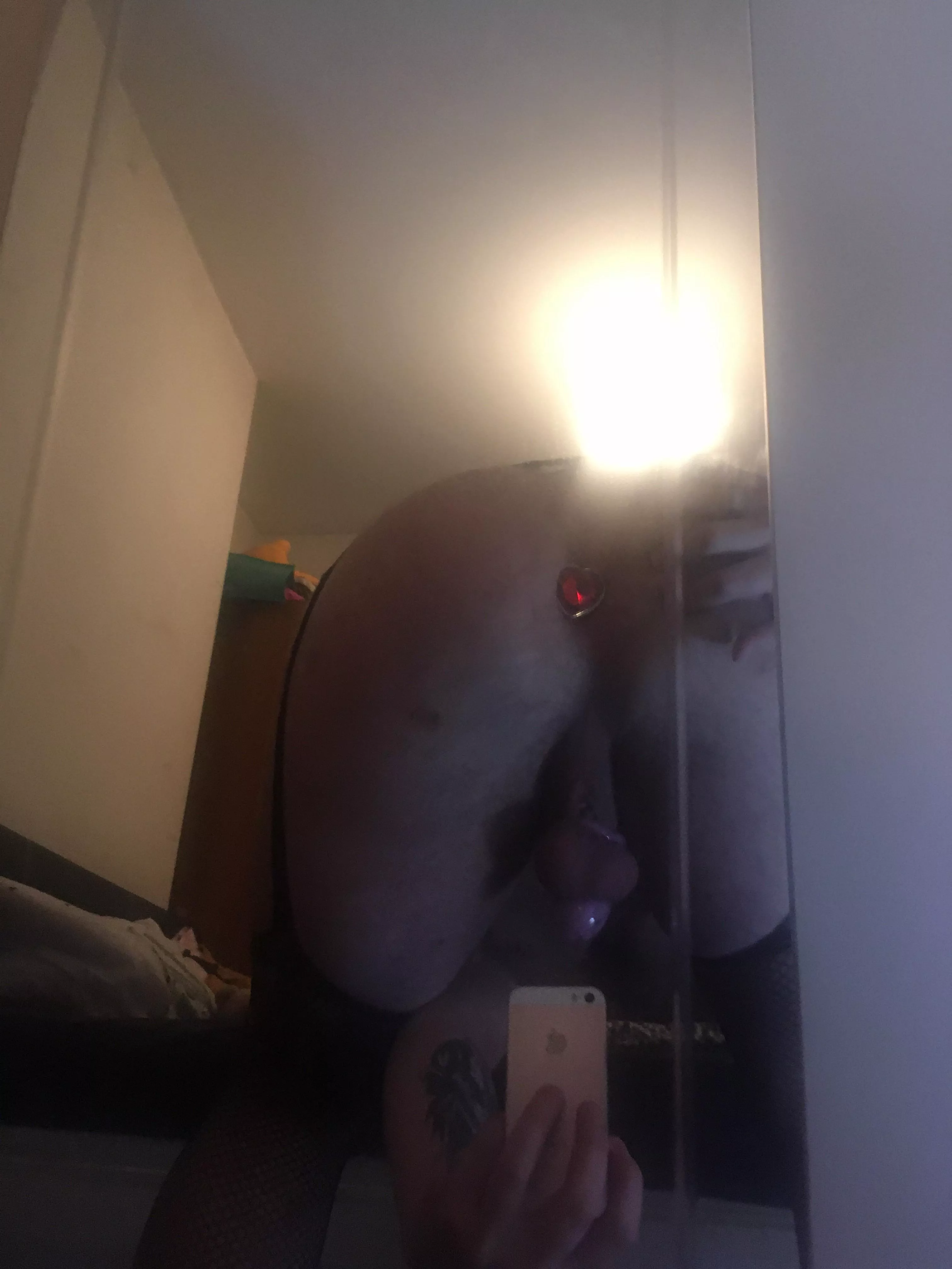 already trying to get pleasure through other means 👀