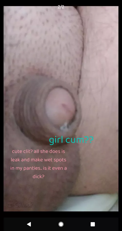 am I born to be a sissy? is there a mistake? what is this? what am i