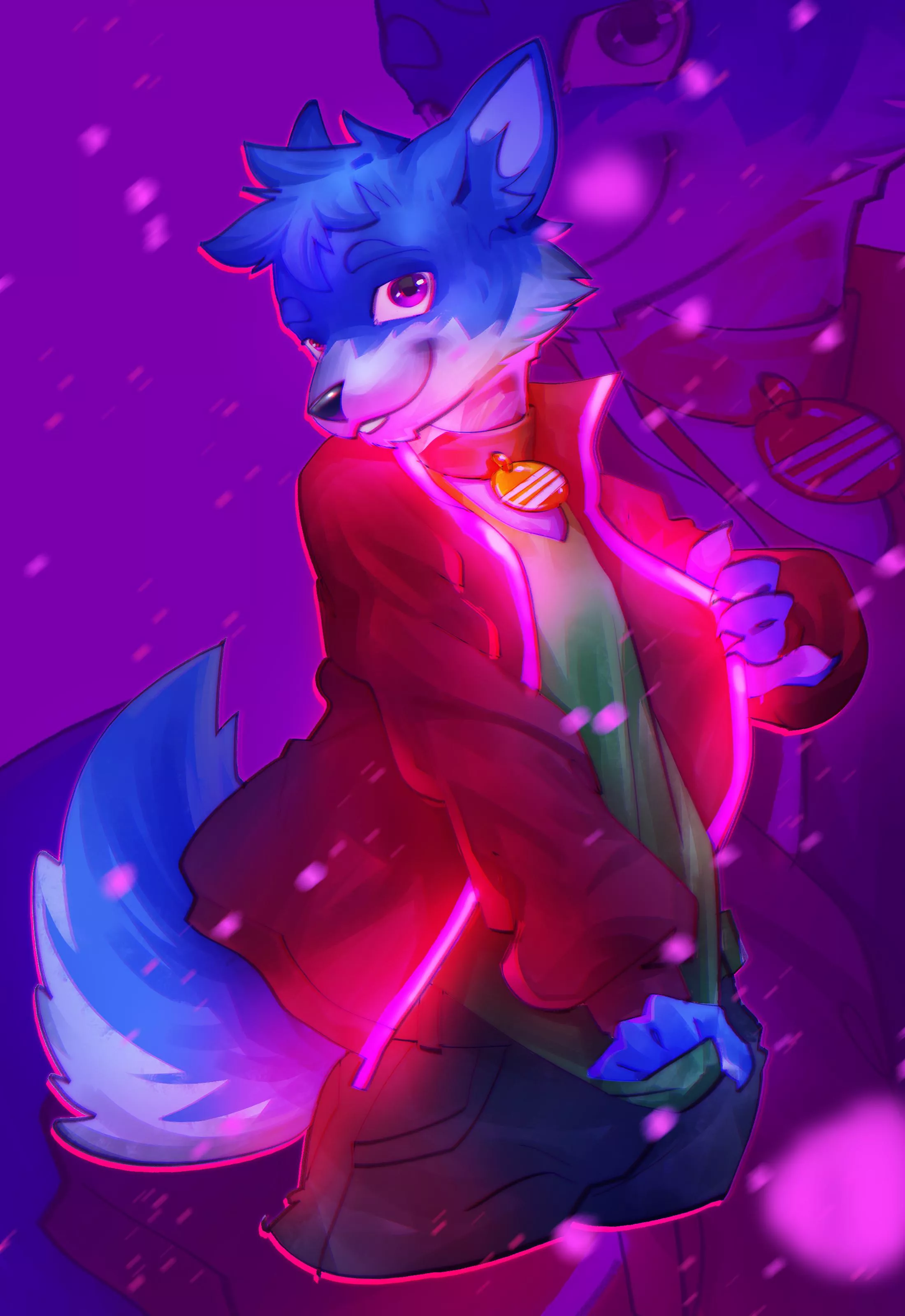 Amazing commission I got from u/outrageous_work_2863. It's so cute!