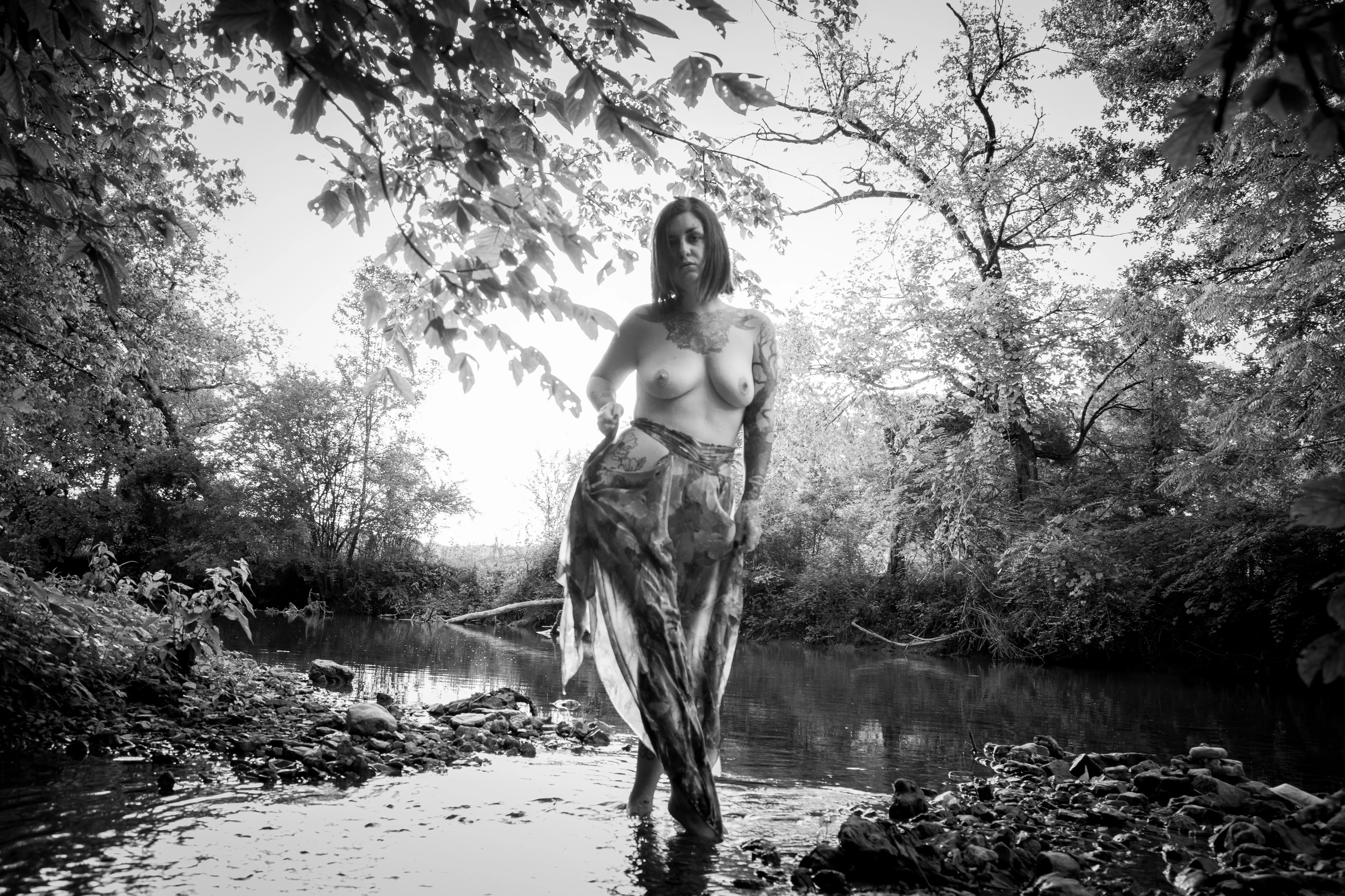 Amelia-Marie at the creek.