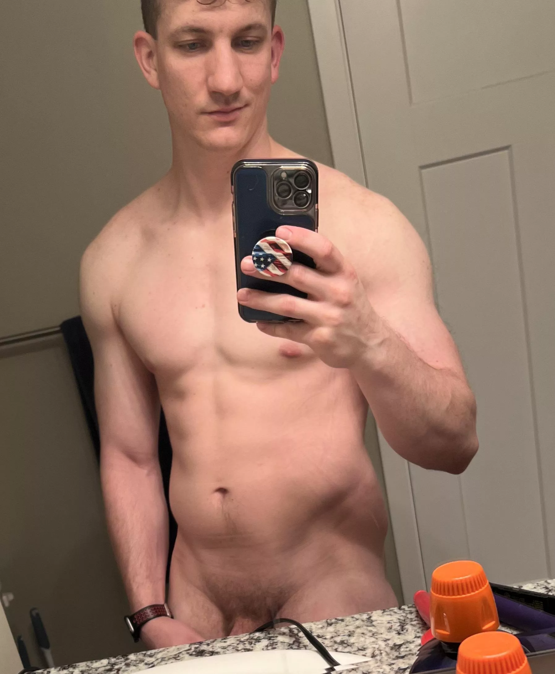 An early morning getting ready for work 😜