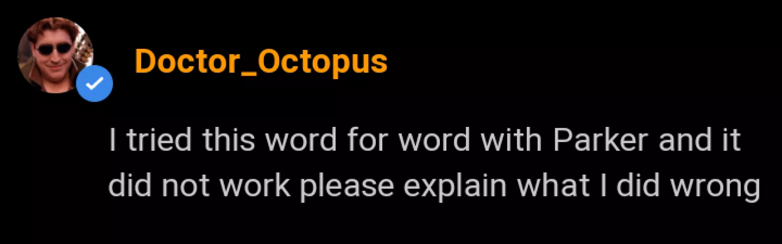 An interesting title