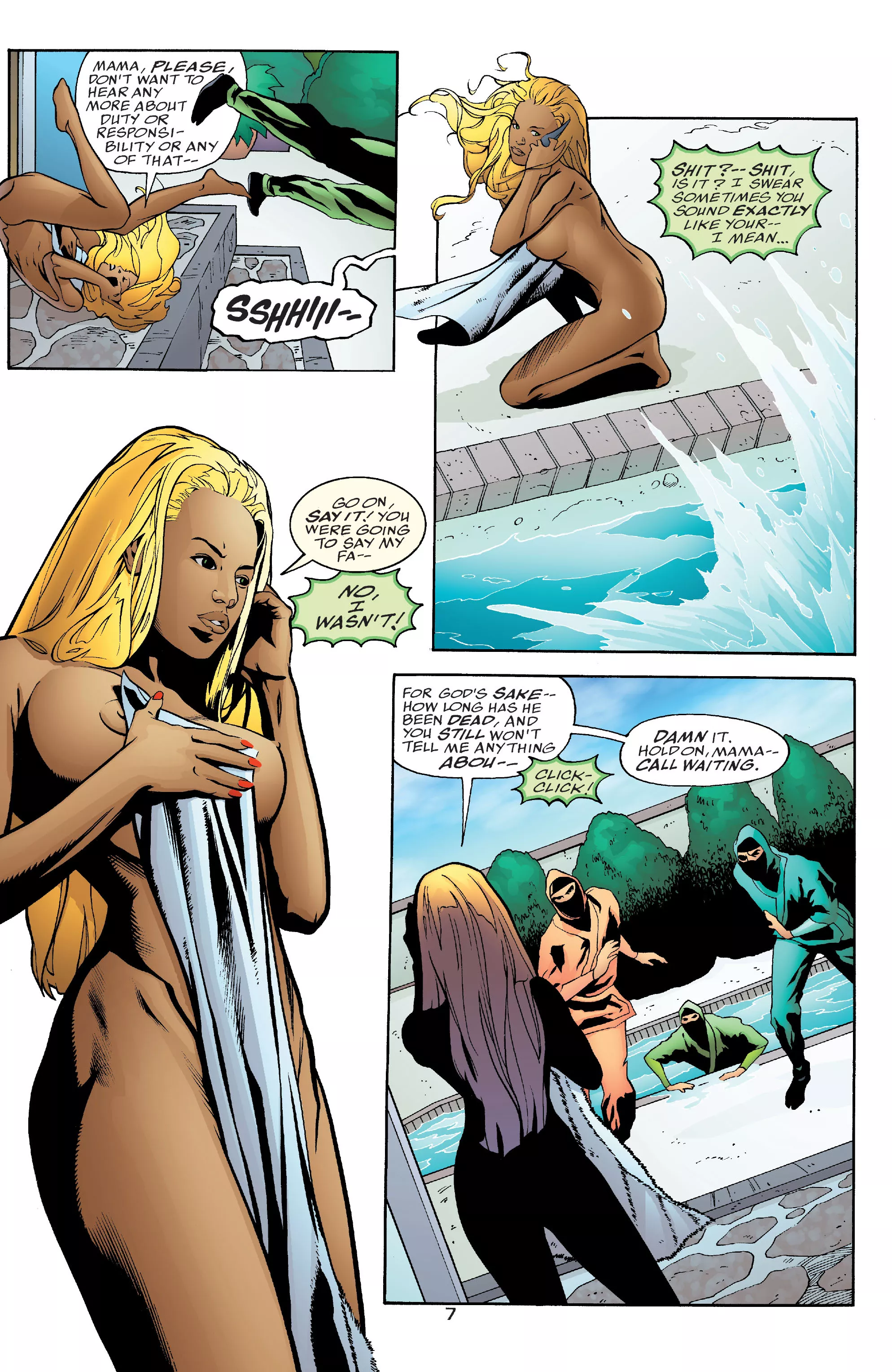 Angela on the phone [Codename: Knockout #01][2001]
