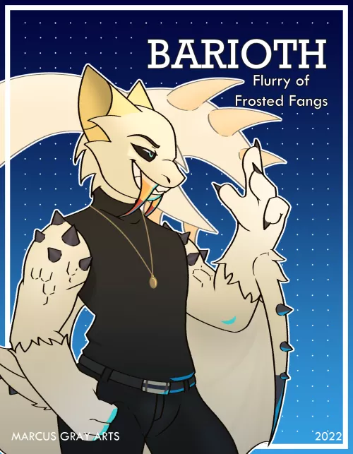 Anthro Barioth from the Monster Hunter series [art by me]