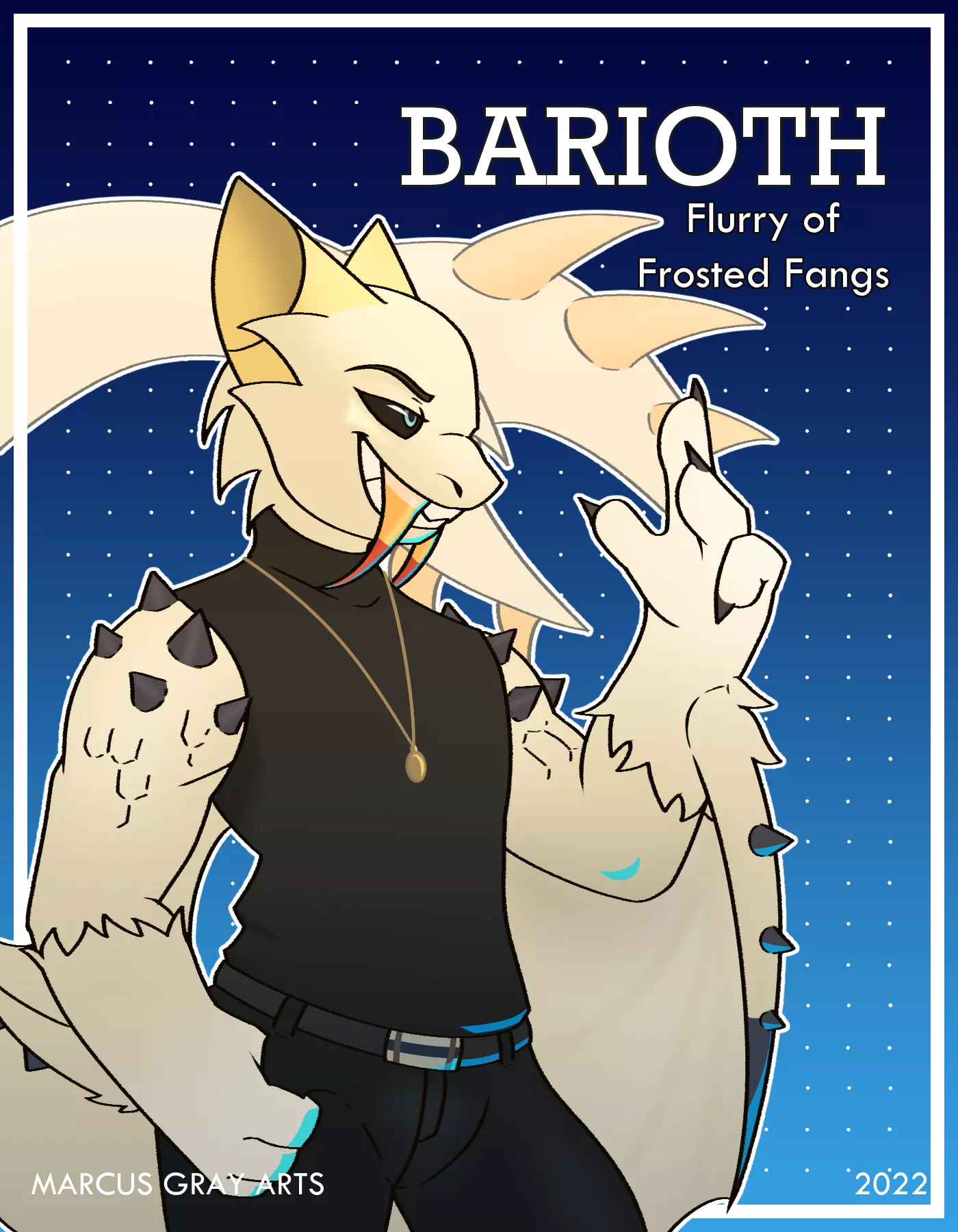 Anthro Barioth from the Monster Hunter series [art by me]