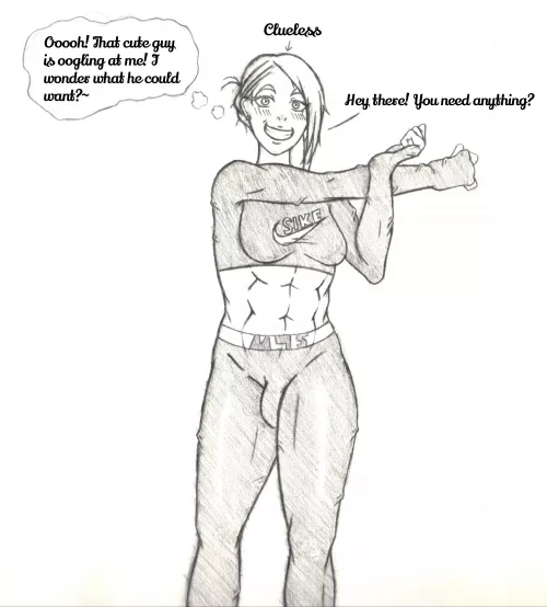 Anybody wanna tell her? [art by me]