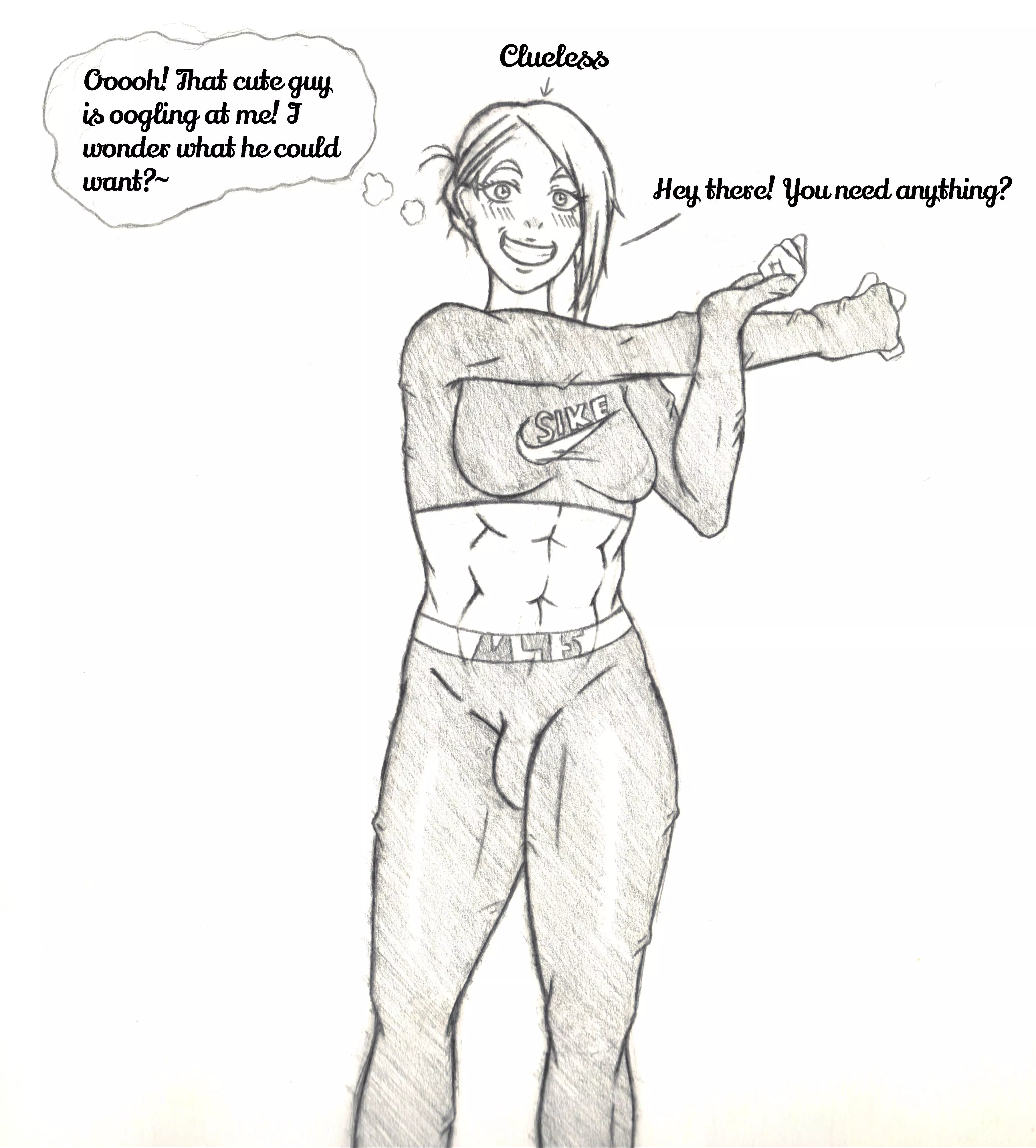 Anybody wanna tell her? [art by me]