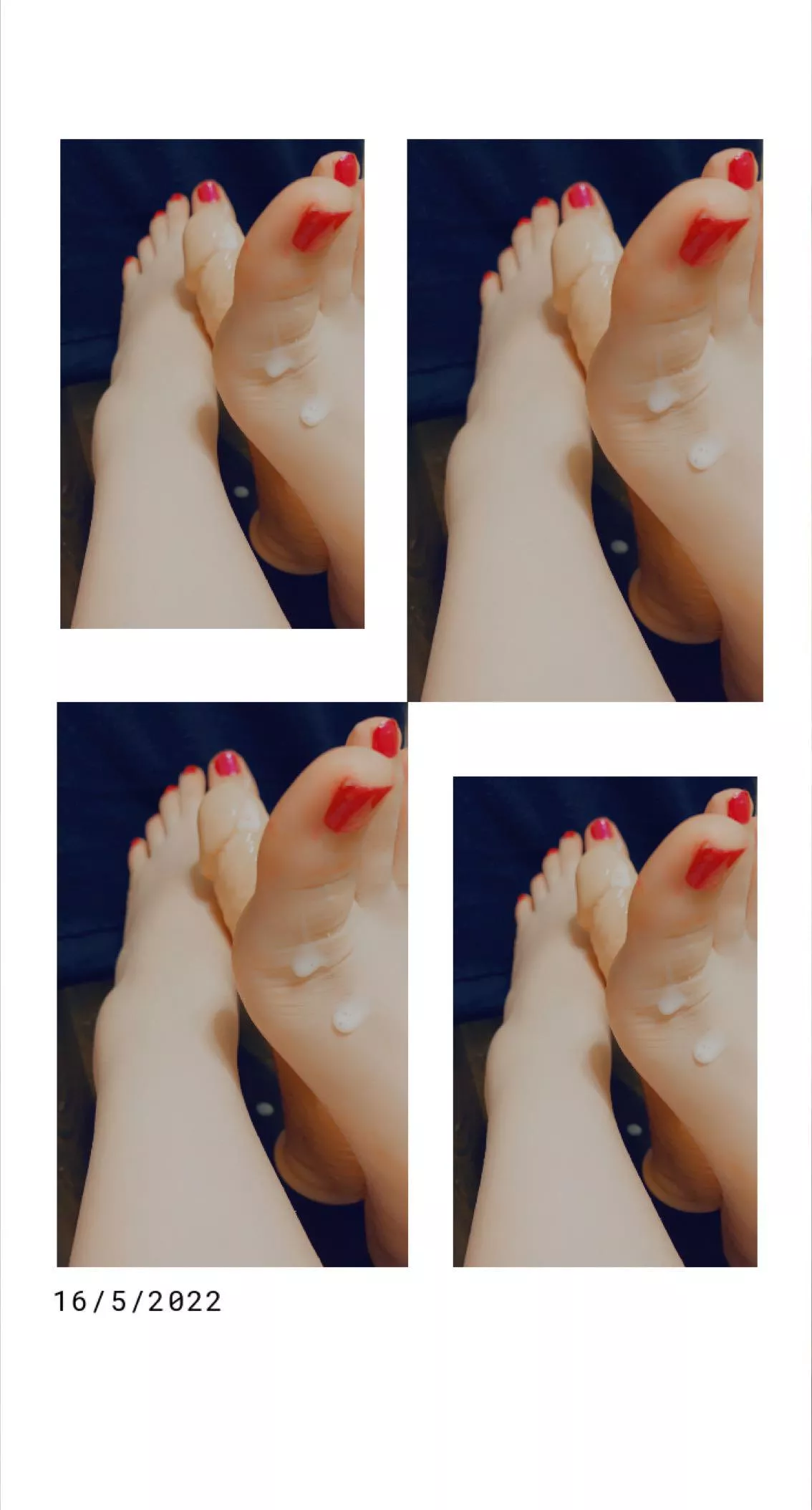 anyone wanna lick the cum off my feet 😘 trans