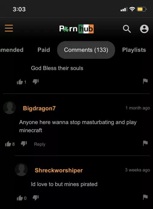 anyone wanna play minecraft with him?