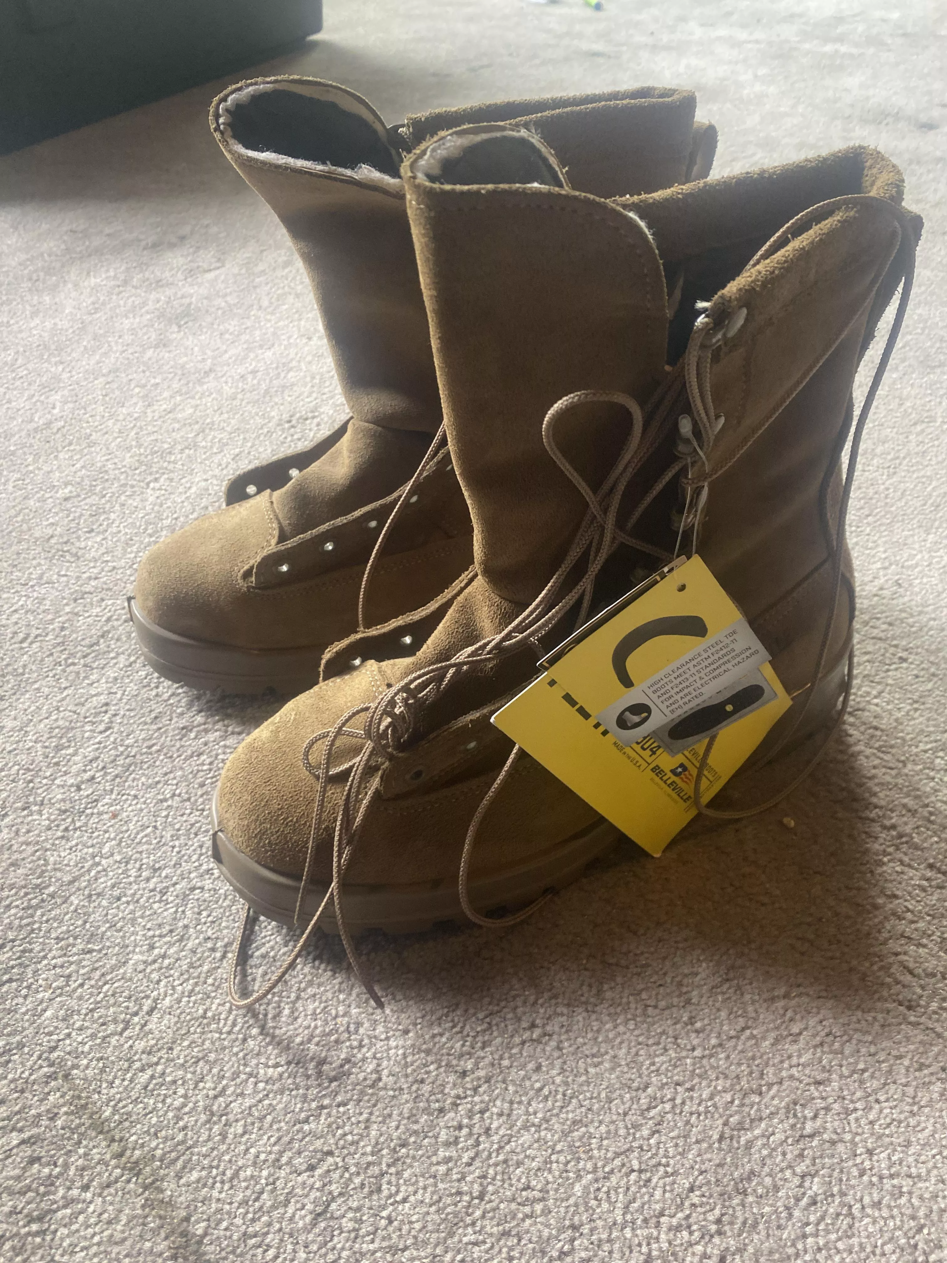 are these good? i got a free pair of (new w/ tags) belleville boots.