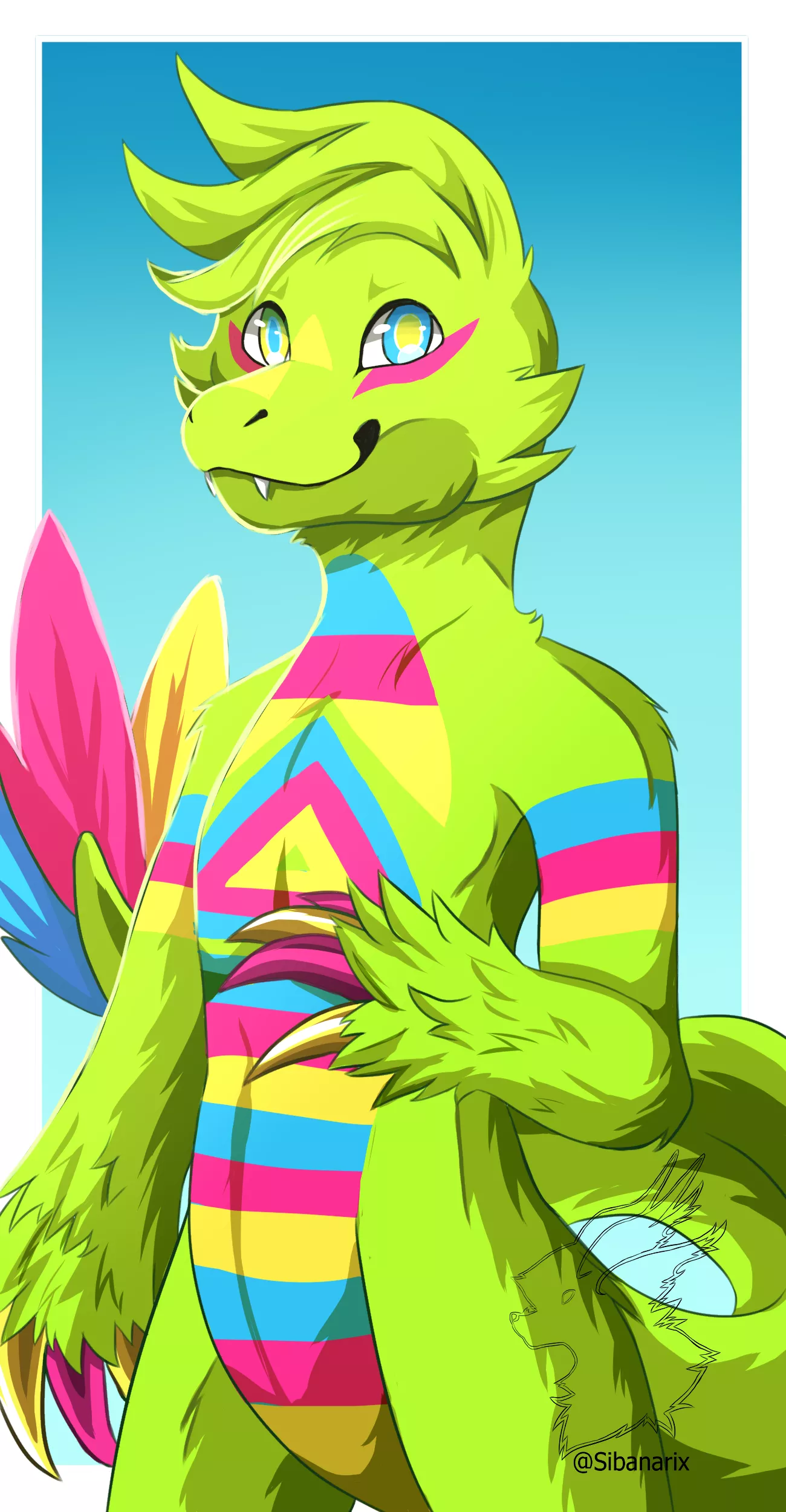 Art trade with Yuoka_The_Folf (Furry Amino). Character belongs to them. Art by me.