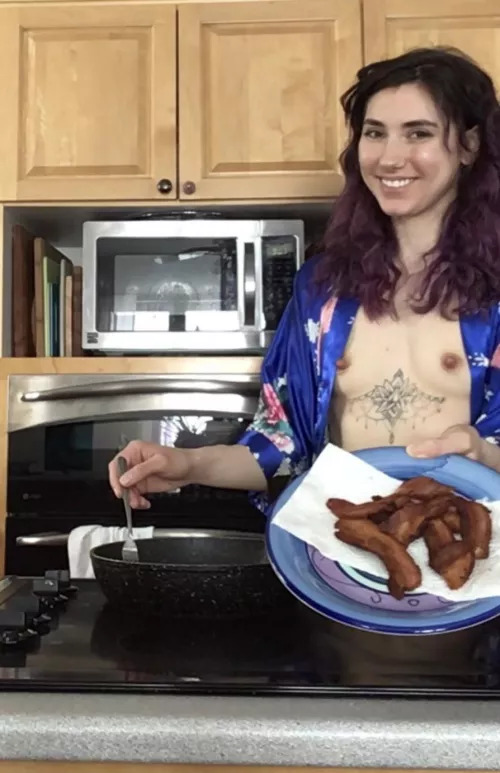 Bacon before or after?