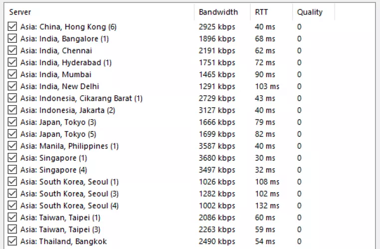 Bandwidth bottleneck problems (asia server) the last time I streamed 10 days ago were perfectly fine (I stream on 8k bitrate), but now it fluctuates around 3k to 4k with the same settings, tried resetting modem and restarting to no avail. Is this an ISP