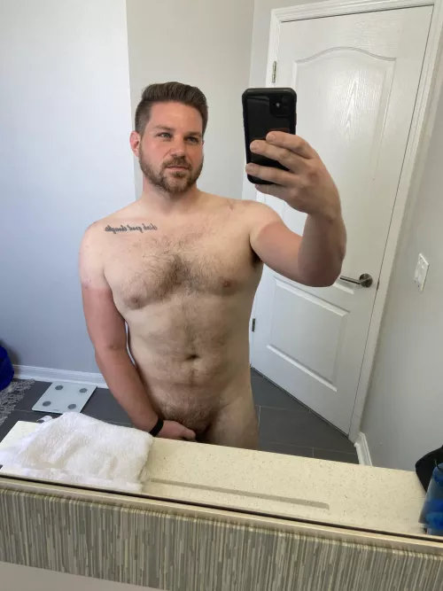 Bathroom selfie at a friend’s house, cause why not?