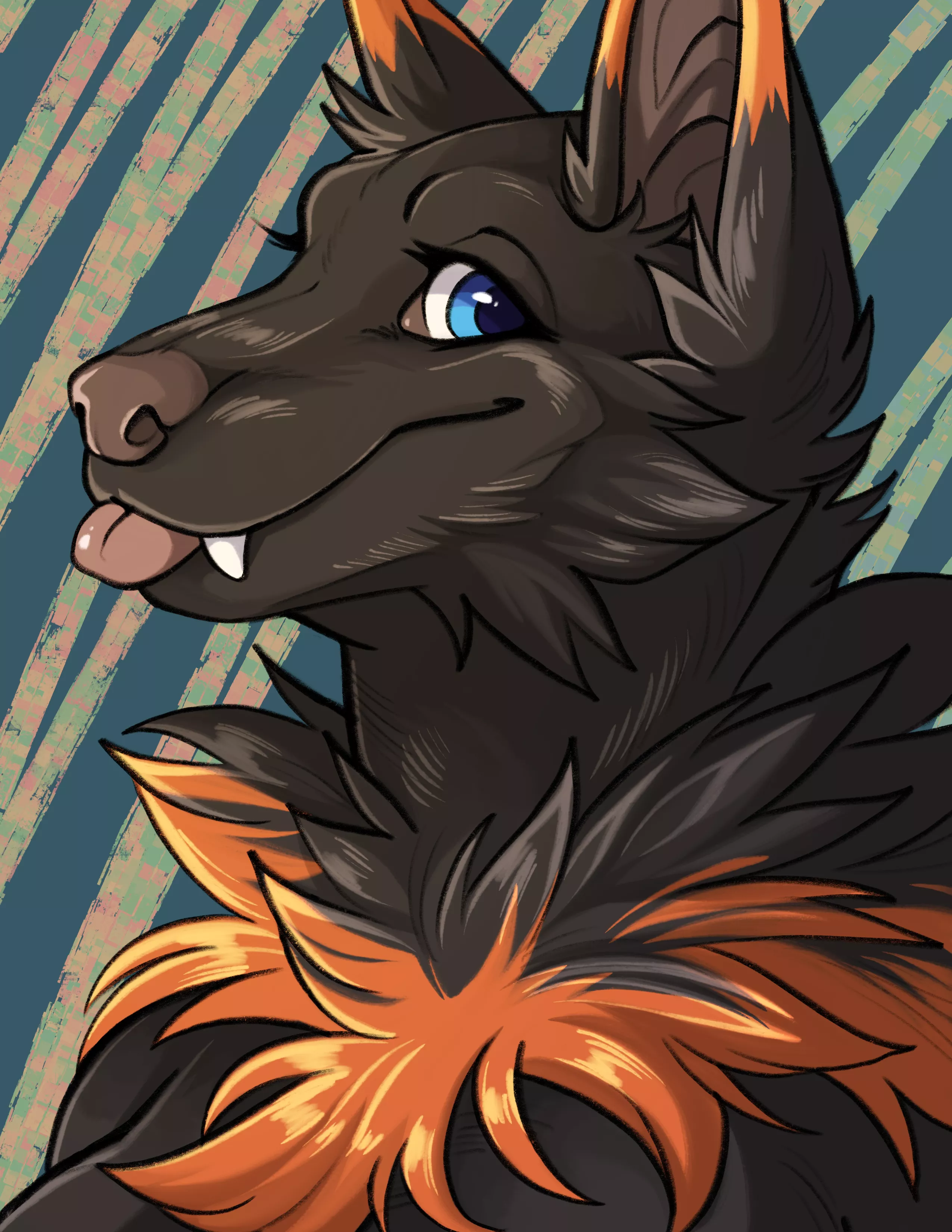 Batty Blep (My art) (commission for Spacewarrior453 on FA) (commissions are open!)