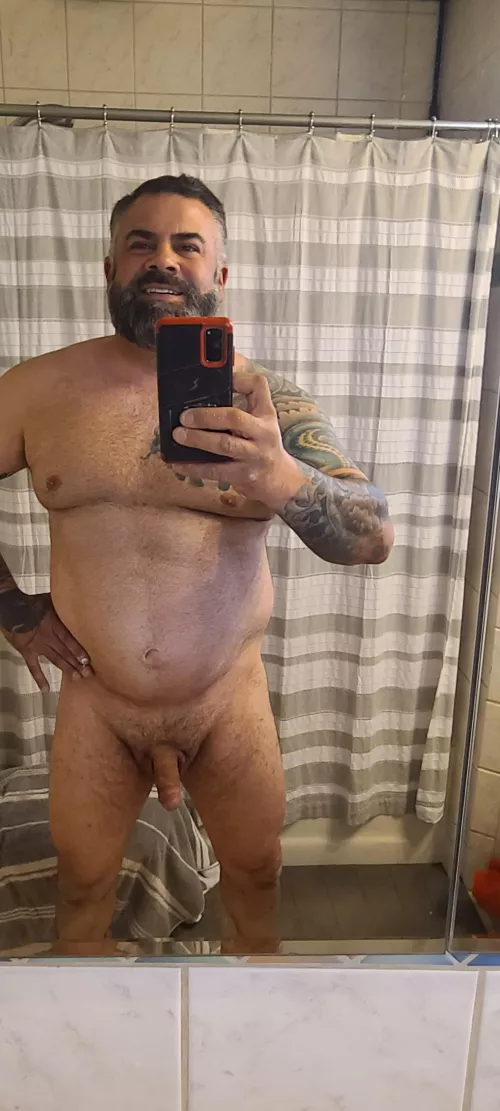 be easy on me its my first full nude bathroom selfie (40) no filter🤣